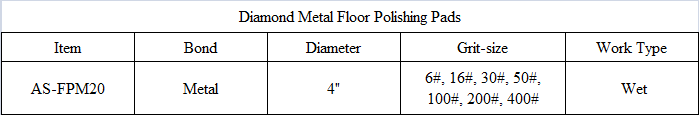 FPM20 Diamond Metal Floor Polishing Pads.png
